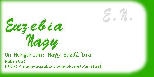 euzebia nagy business card